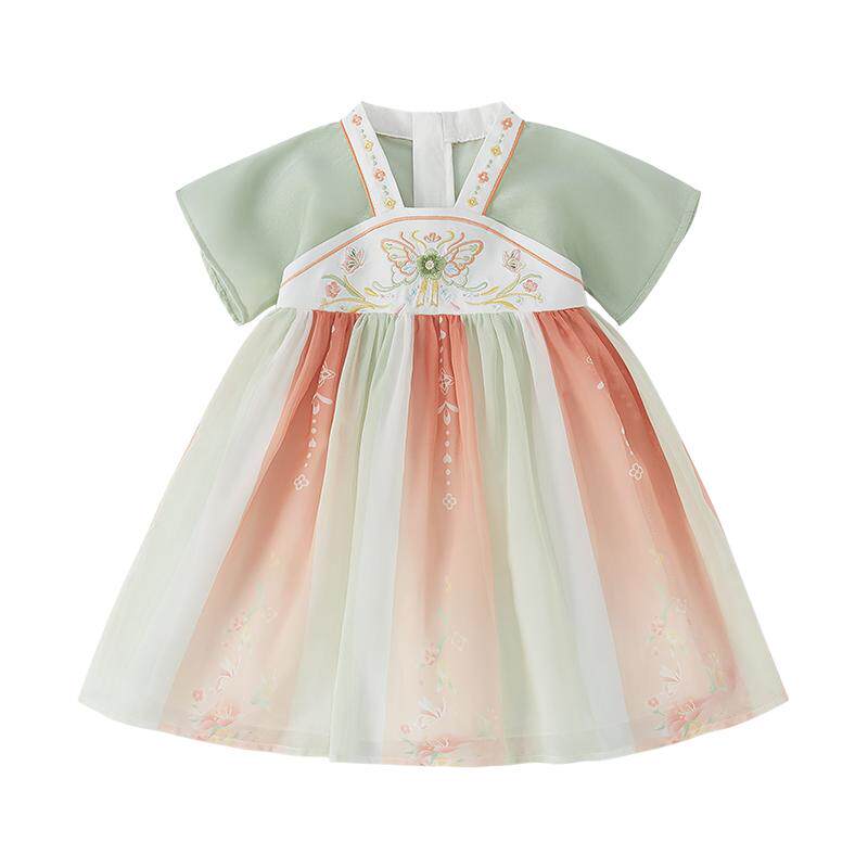 jellybaby新款夏季宝宝古风汉服
