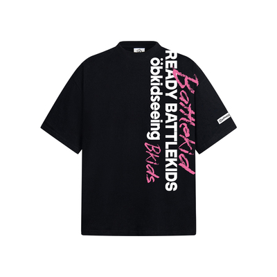 美式复古字母印花短袖T恤