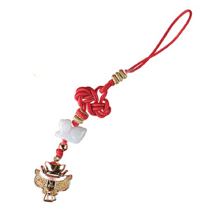 麦玲玲吉庆堂[肖兔]马载金宝挂饰好运平安2026生肖六合太岁挂件