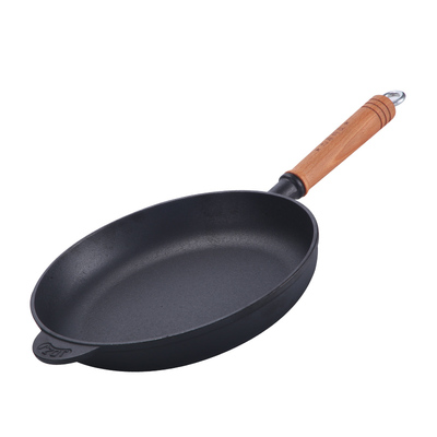 九鼎铸匠无涂层铸铁平底煎锅