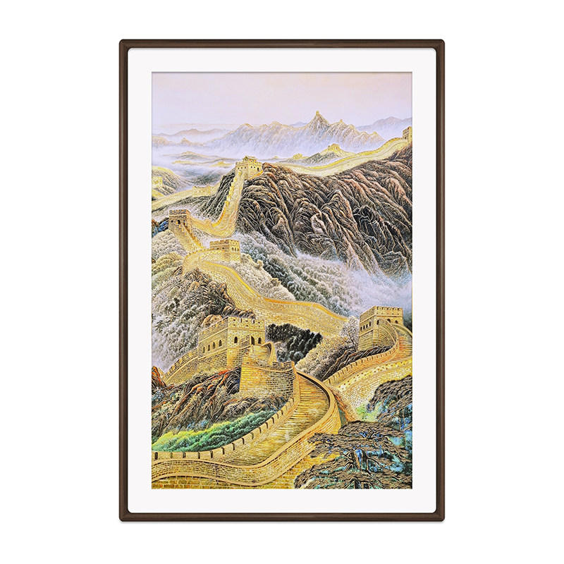 师傅手工雕刻铜雕画玄关万里长城客厅艺术画装饰画现代挂画