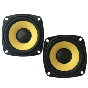 包邮3寸4欧10瓦高音喇叭 3寸喇叭 黄色 全频 音响音箱 10W扬声器