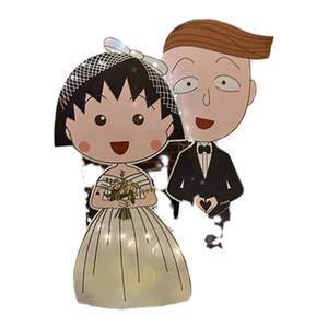 樱桃小丸子求婚布置KT板