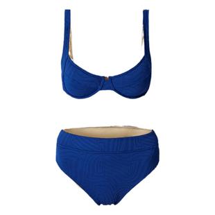 VALTOS小胸聚拢比基尼带钢圈泳衣女泡温泉度假分体泳装高腰遮肚