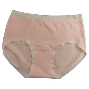 都市丽人女士内裤LKH5N9舒服棉梨型中腰大版型高弹包臀透气三角裤