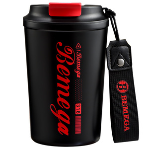 英国Bemega保温杯陶瓷内胆咖啡杯男款女2025新款大容量马克水杯子