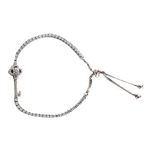 【张旖珂同款】 JollyMolly纯银钥匙网球手链轻奢礼物送女友