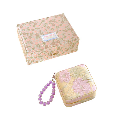 首饰盒复古印花少女小清新