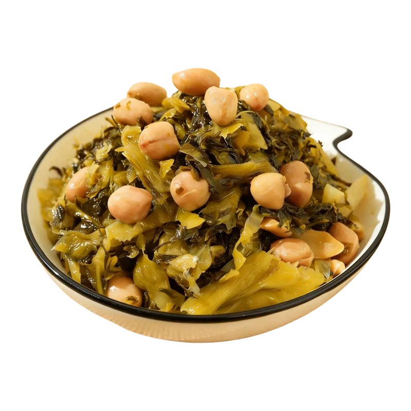 工厂直营闽香梅菜花生70g/包农家小菜开袋即食酸菜榨菜酱菜泡菜