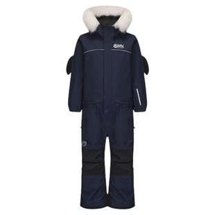 冷山GOSKI24新款儿童连体滑雪服防水防风加厚保暖运动滑雪衣裤