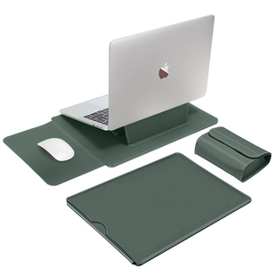 摩斯维 笔记本电脑内胆包适用苹果macbookair13华为matebook14寸联想支架保护套pro16轻薄无磁15男收纳包M4女
