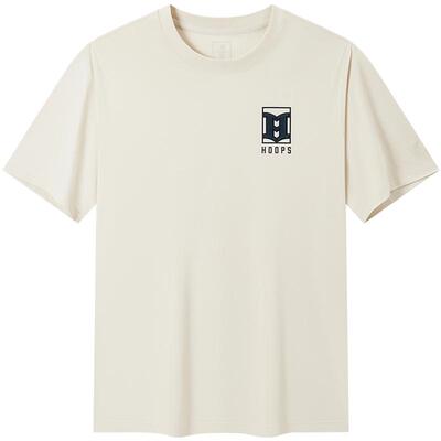 特步篮球T恤男士官方新款夏季圆领运动服宽松短袖975329010398