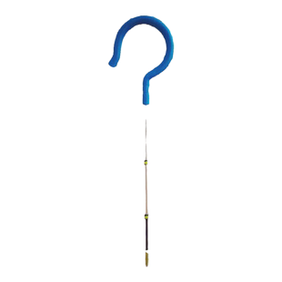 排球扣球训练器训练杆气排球辅助器老师教练实用教具 问号扣球器