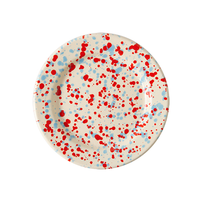 正品授权 美国Crow canyon 泼墨系列 早餐搪瓷马克杯 平盘 燕麦碗