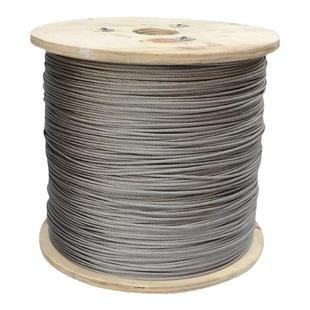 不锈钢钢丝绳304/316 高承重耐腐蚀抗疲劳工业起重钢丝绳宁波国标