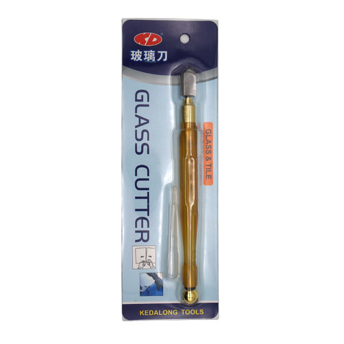 KD玻璃刀鹰牌玻璃切割笔瓷砖手握刀金刚滚轮切割开介锋利铜柄塑柄