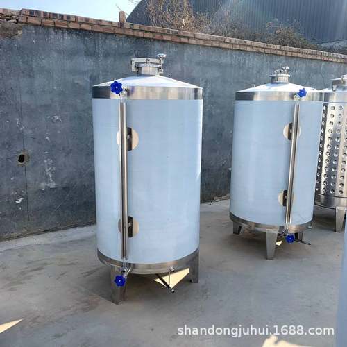 立式不锈钢储酒罐 葡萄酒暂存罐 食品级果酒发酵罐 304白酒储罐