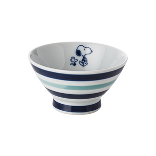 日本进口卡通餐具波佐见烧吃饭碗高脚碗和风餐具史努比可爱陶瓷碗