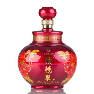 积德泉金红富贵原浆52度白酒2.5L