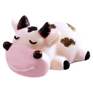可爱小牛模具巧克力卡通慕斯蛋糕果冻布丁趴趴奶硅胶网红奶冻烘焙