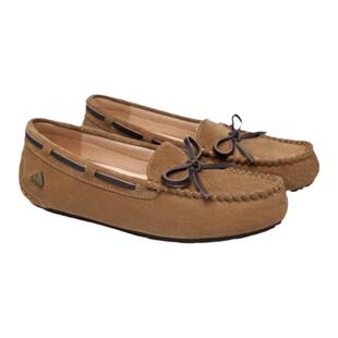 澳洲EVERAU女鞋春夏款豆豆鞋孕妇通勤时尚内增高蝴蝶结乐福鞋1011