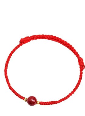 马年普陀山朱砂红绳本命年手链