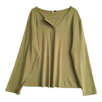 微胖遮肚子垂感宽松防晒罩衫