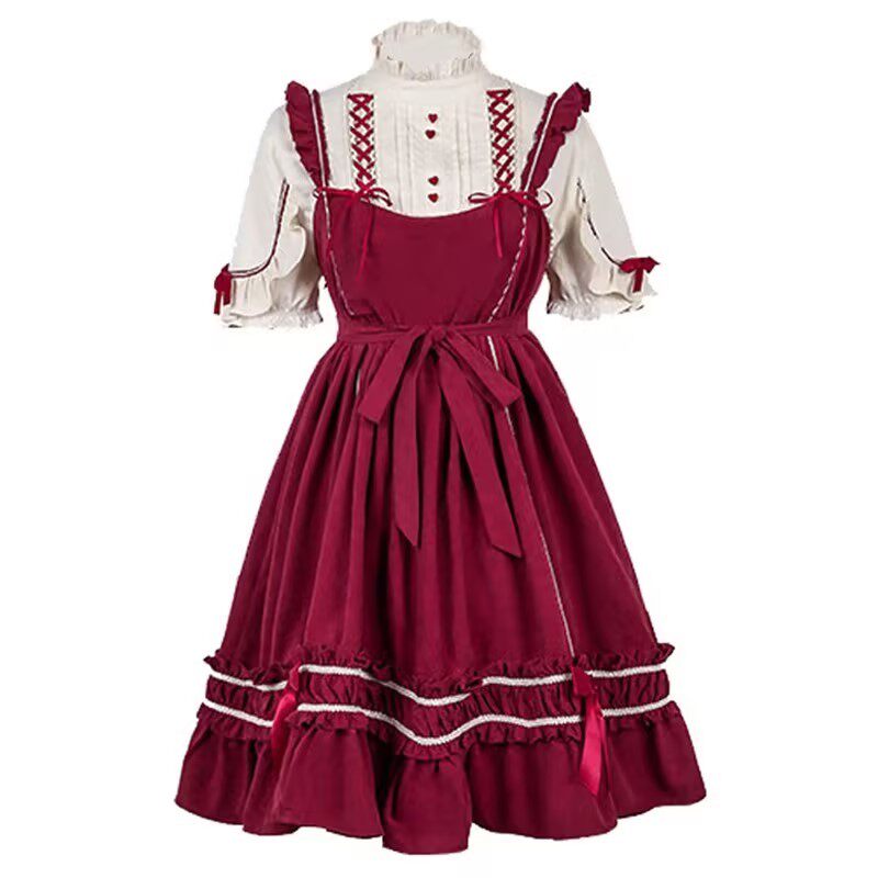 人形师lolita连衣裙秋冬日常洛丽塔日系软妹礼服裙洋装裙甜美lo裙
