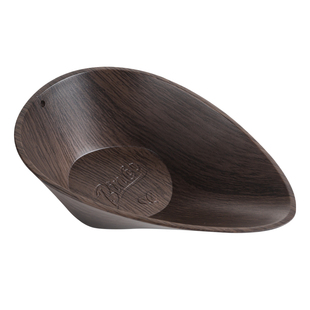 Bincoo咖啡深木纹称豆碟意式手冲专用咖啡称量豆盘分装容器专用碗