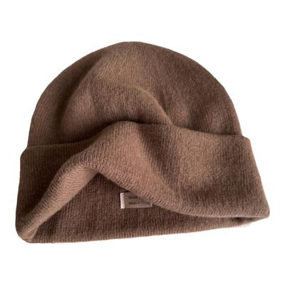 纯羊毛毛线帽休闲男女冬保暖两用