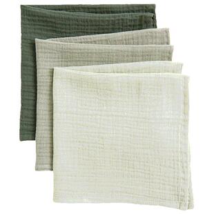 HM HOME春季家居用品婴儿用品3条装平纹细布安抚毯1091311