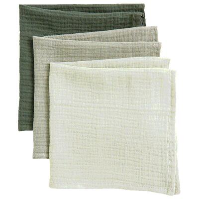 HM HOME夏季家居用品婴儿用品3条装平纹细布安抚毯1091311