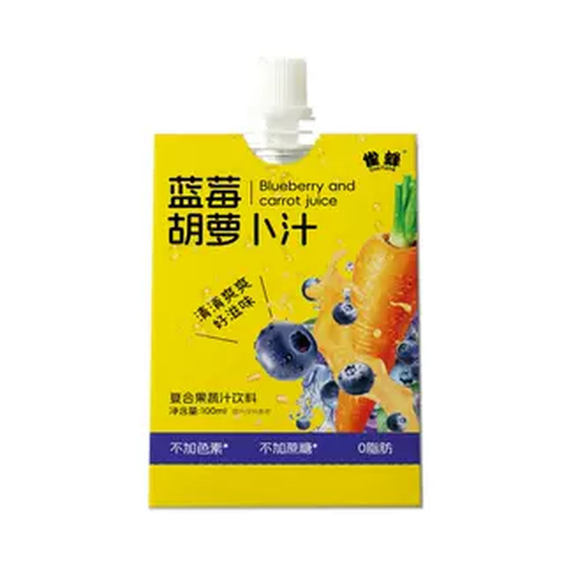 雀蜂蓝莓胡萝卜花青素果蔬汁零脂