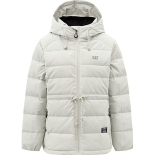 CAT卡特25秋冬新品女士户外收腰远红外发热羽绒服外套商场同款