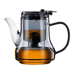 玻璃飘逸杯泡茶壶茶水分离冲茶器家用大容量耐高温一键过滤沏茶壶
