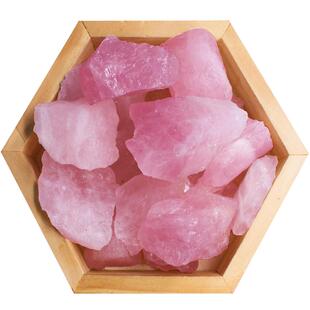 天然粉水晶原石摆件宝石矿石标本消磁石粉水晶碎石香薰扩香石原石