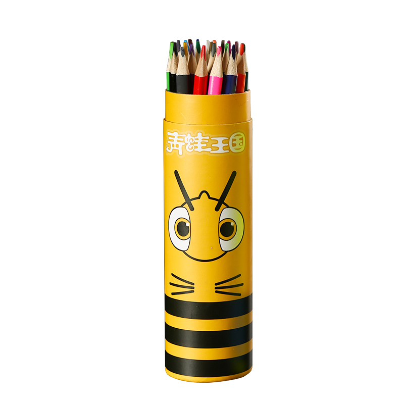 【款式随机】青蛙王国周边 24色彩铅笔