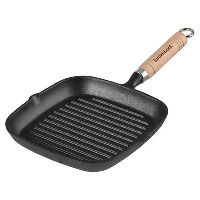 乐扣乐扣铸铁牛排煎锅