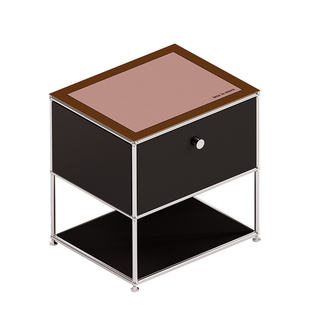 摩卡慕斯床头柜垫桌子遮盖布轻奢高级感防尘桌垫冰箱保护垫子盖垫