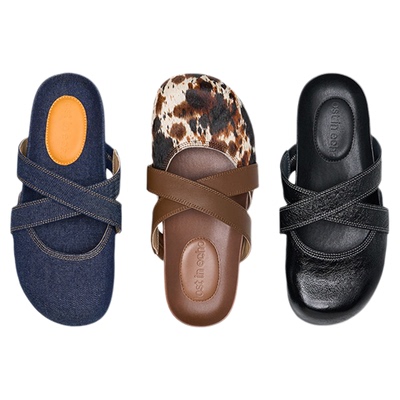 lostinecho包头勃肯鞋拖鞋女