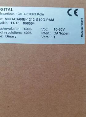 议价博思特POSITAL编码器 MCD-CA00B-1212-G10G-PAM  D-51063 868