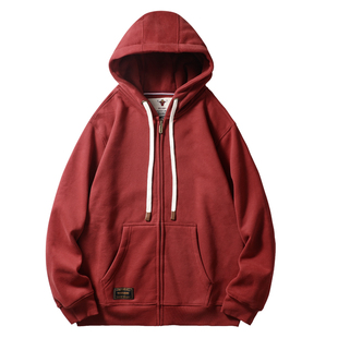 穿搭无压力！400克重磅珍珠绒！秋季男外贸百搭保暖休闲连帽外套