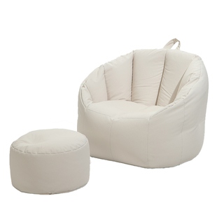 玩美熊猫抓皮亲子懒人沙发小户型躺椅卧室阳台榻榻米休闲座椅子潮