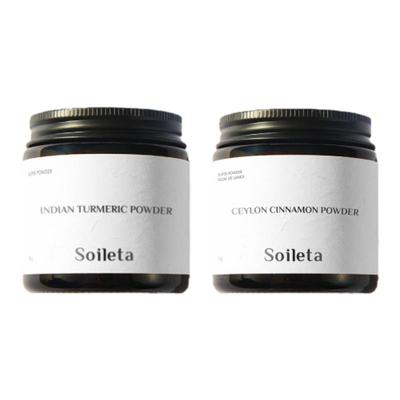 印度姜黄粉+有机锡兰肉桂粉