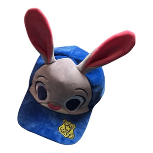 儿童棒球帽子鸭舌男孩尼克狐狸朱迪警官兔子疯狂动物城2头饰道具