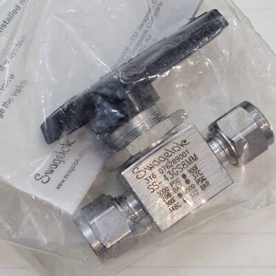 议价SS-43GS8MM世伟洛克不锈钢 1 件式 40G 系列球阀 1.5 Cv  8 m