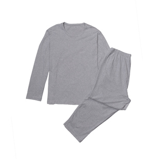 HAODA昊达睡衣情侣秋冬男女保暖秋衣休闲舒适纯棉亲肤新疆长绒棉