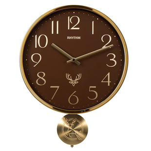 丽声2026新款客厅挂钟中古风家用十大名牌钟表轻奢高级感大气档次