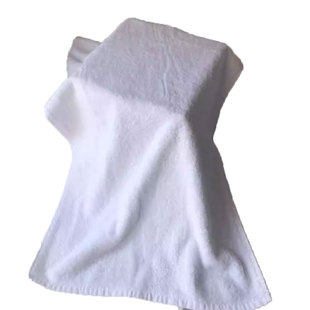 二手毛巾宾馆白毛巾大浴巾纯棉吸水毛巾擦机布吸油酒店白毛巾包邮