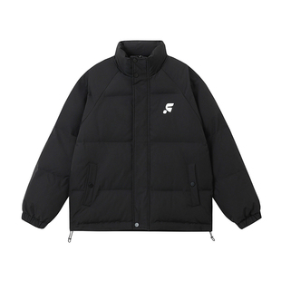 FORNINES美式复古立领棉衣外套男2024秋冬季新款休闲情侣加厚棉服